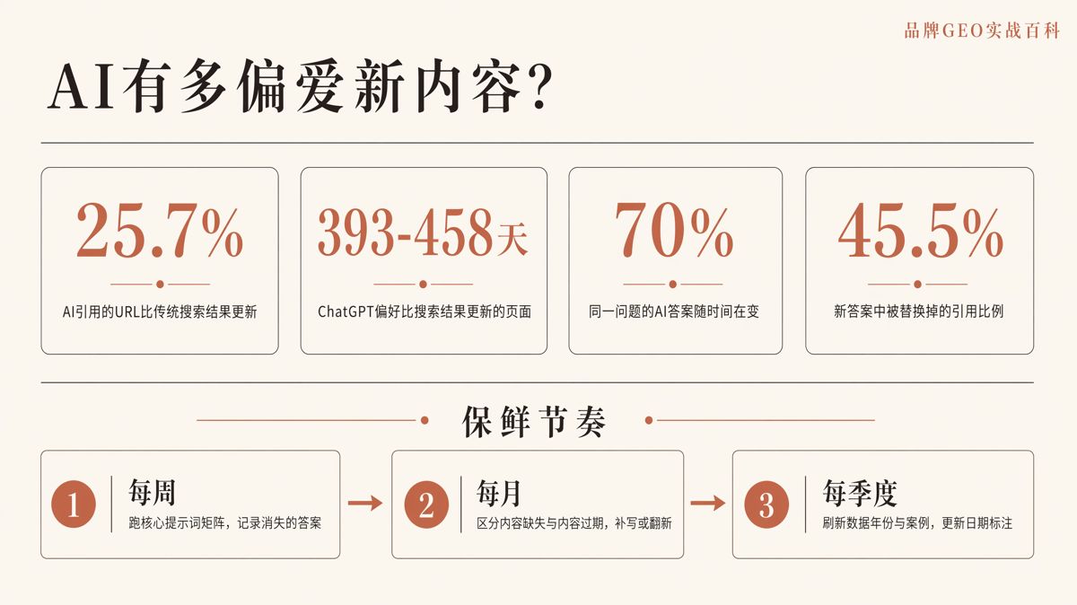 GEO五維打分:新鮮度怎麼維護