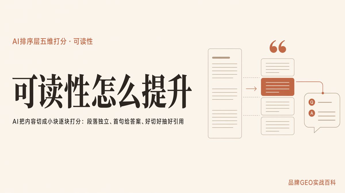 五維打分:可讀性怎麼提升