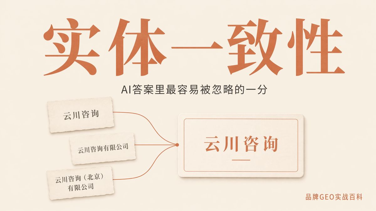 实体一致性:为什么它会影响AI(人工智能)答案