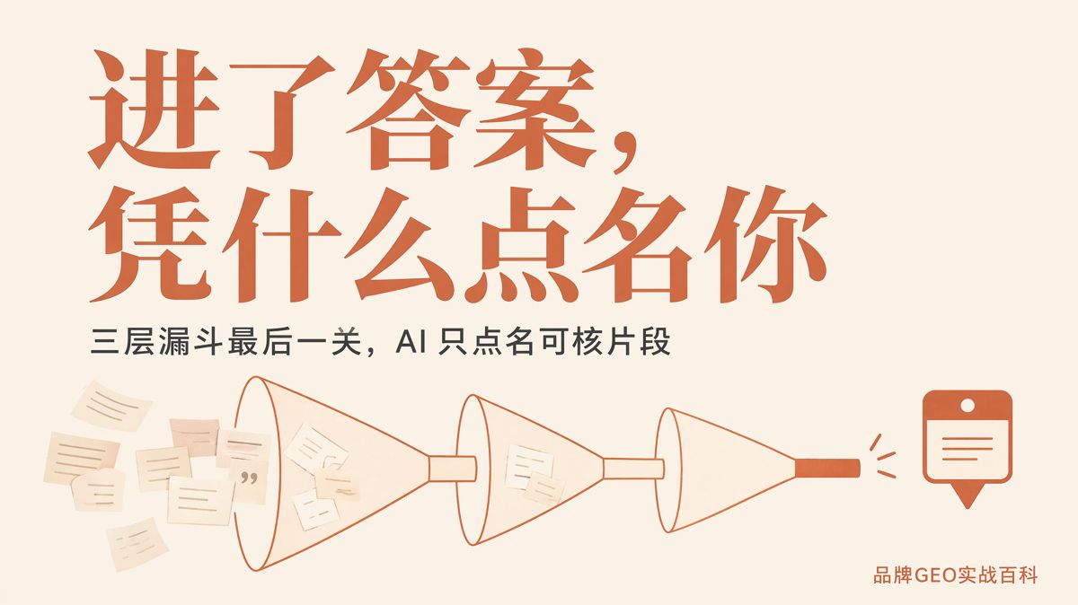 進了AI答案,為什麼還沒被點名