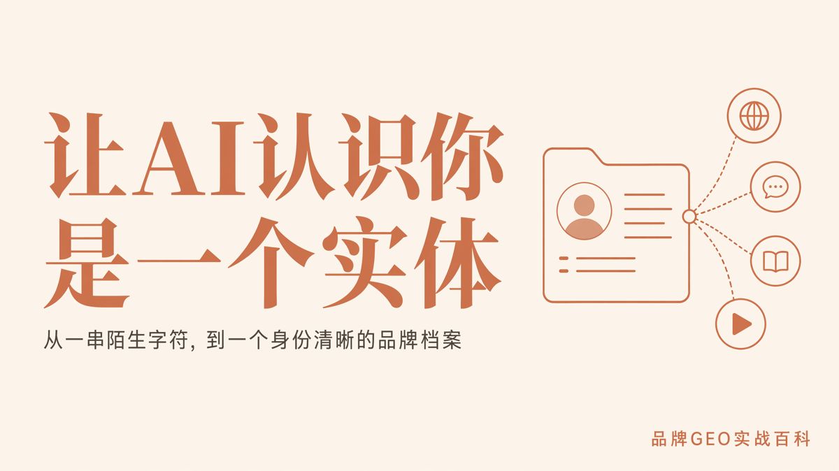 怎麼讓AI把你的品牌識別為一個實體