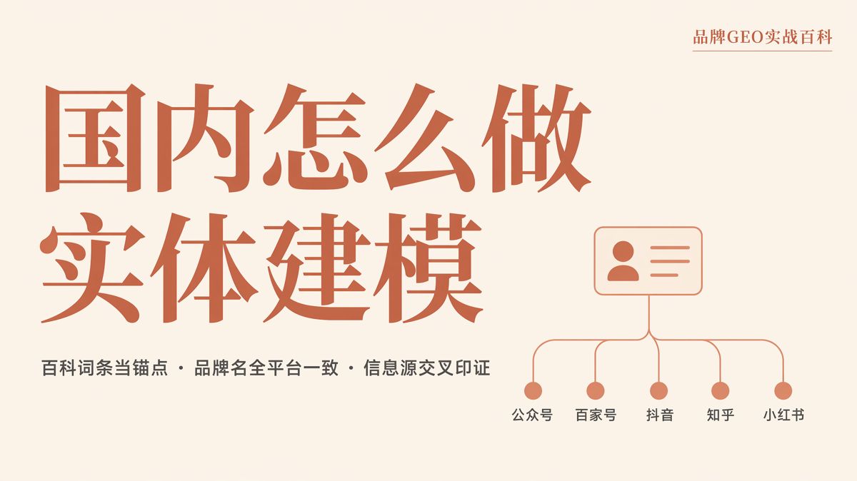 國內品牌實體建模怎麼做?百科與品牌名統一