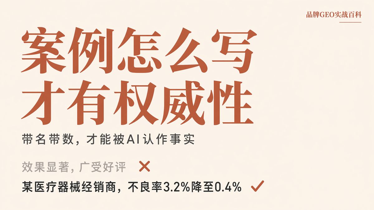 案例怎麼寫才有權威性:帶名、帶數、帶來源