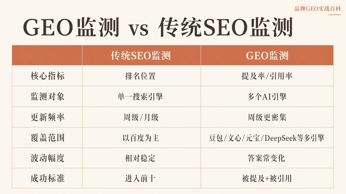 GEO監測看什麼,多久做一次才有效