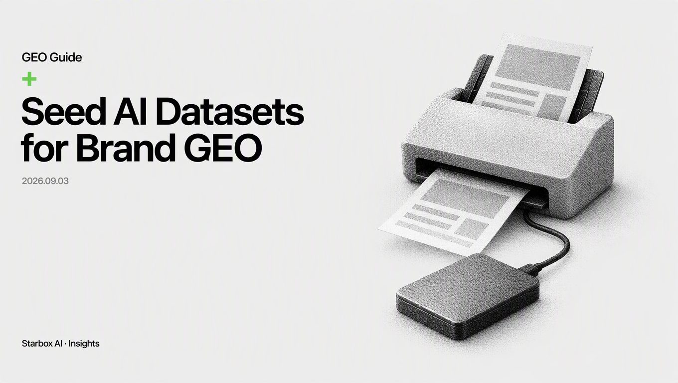 How Brands Can Seed AI Training Datasets for GEO