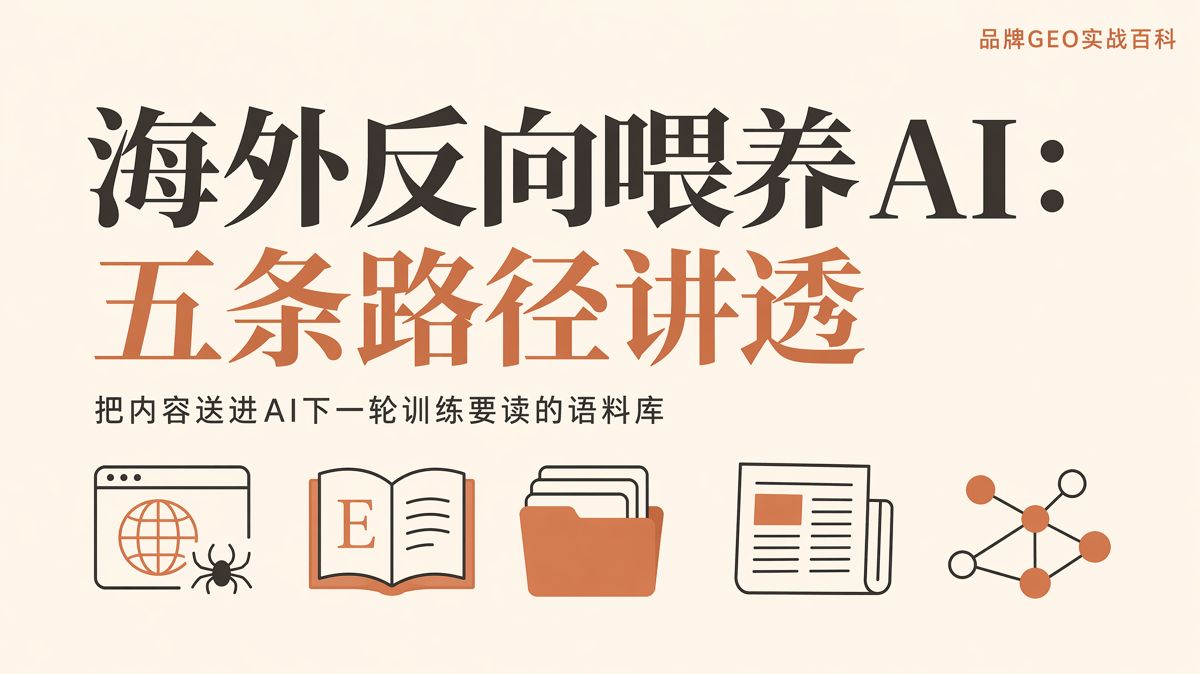 海外品牌GEO:積累公開語料的五條路徑