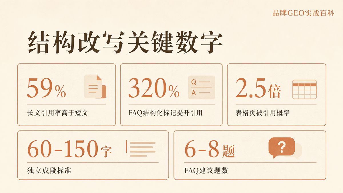 舊內容如何改得更容易被 AI 引用