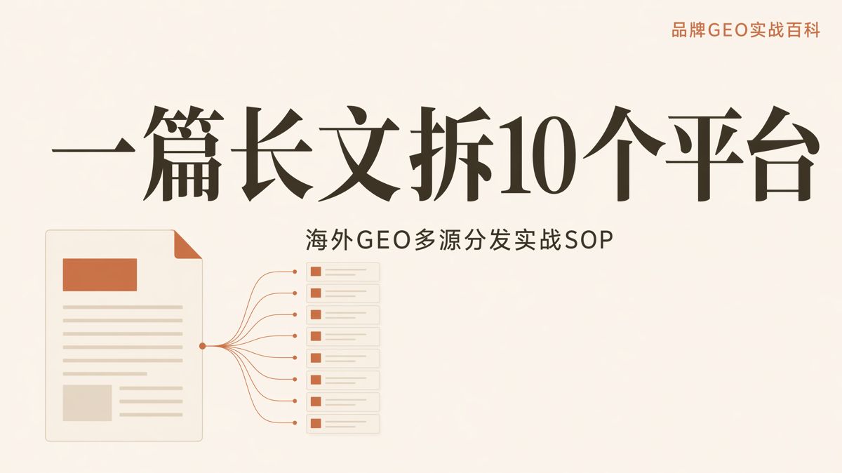 一篇長文如何拆成海外多平台內容:完整流程