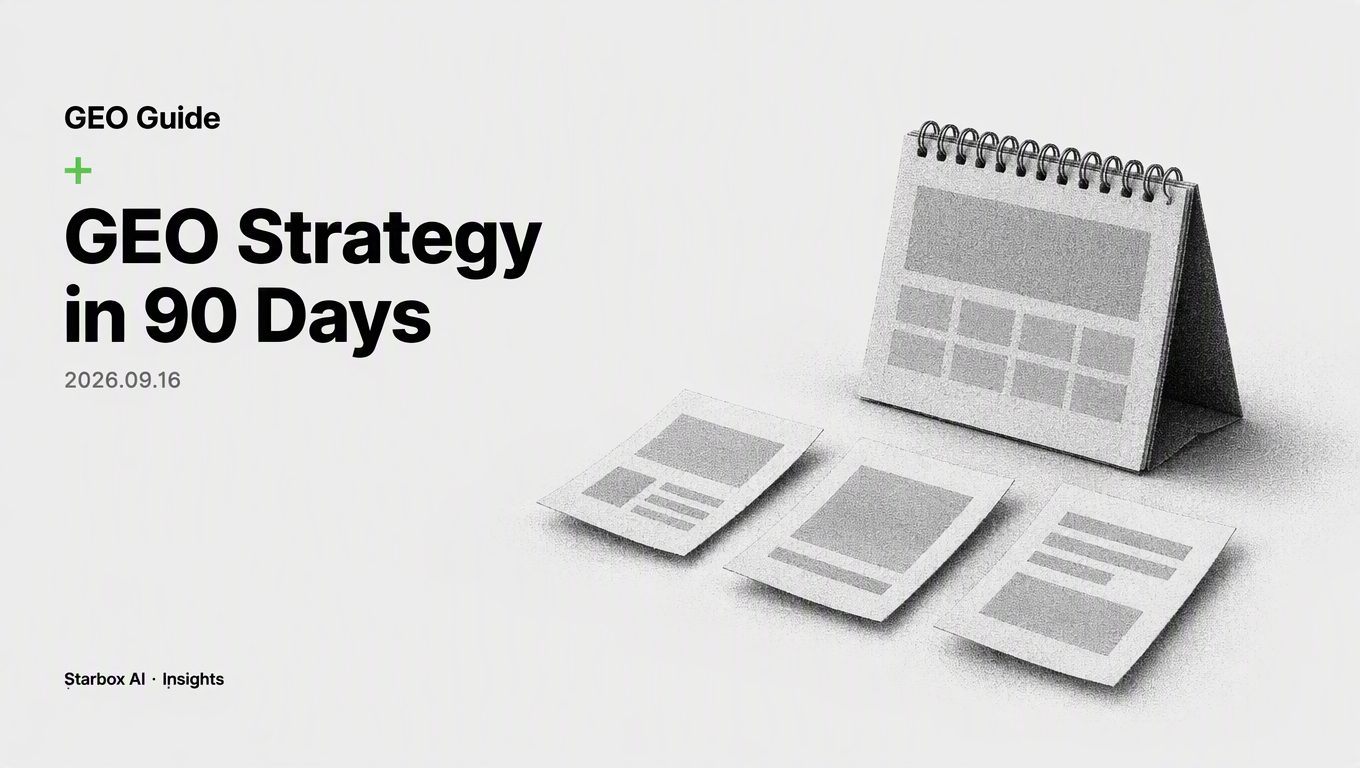 How to Build a GEO Strategy from Scratch in 90 Days