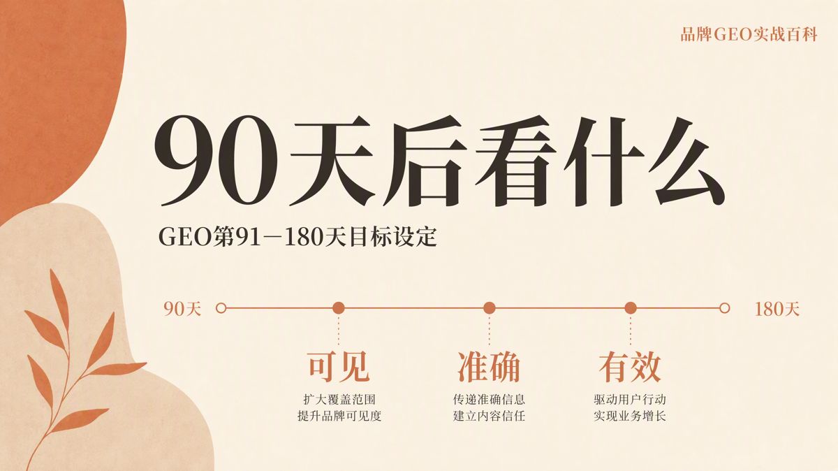 GEO做滿90天,後90天重點看什麼?