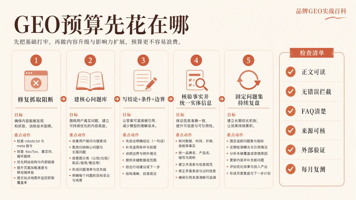 GEO預算怎麼分?多數項目可從七三比例起步