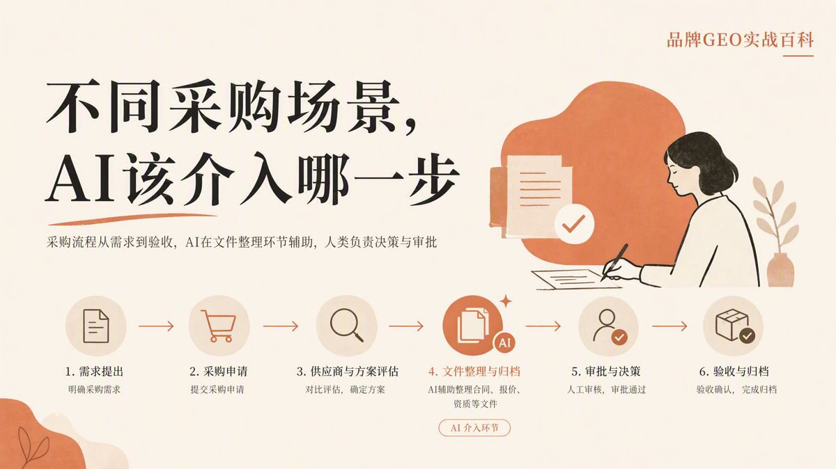 AI進入採購流程,應該介入哪一步?