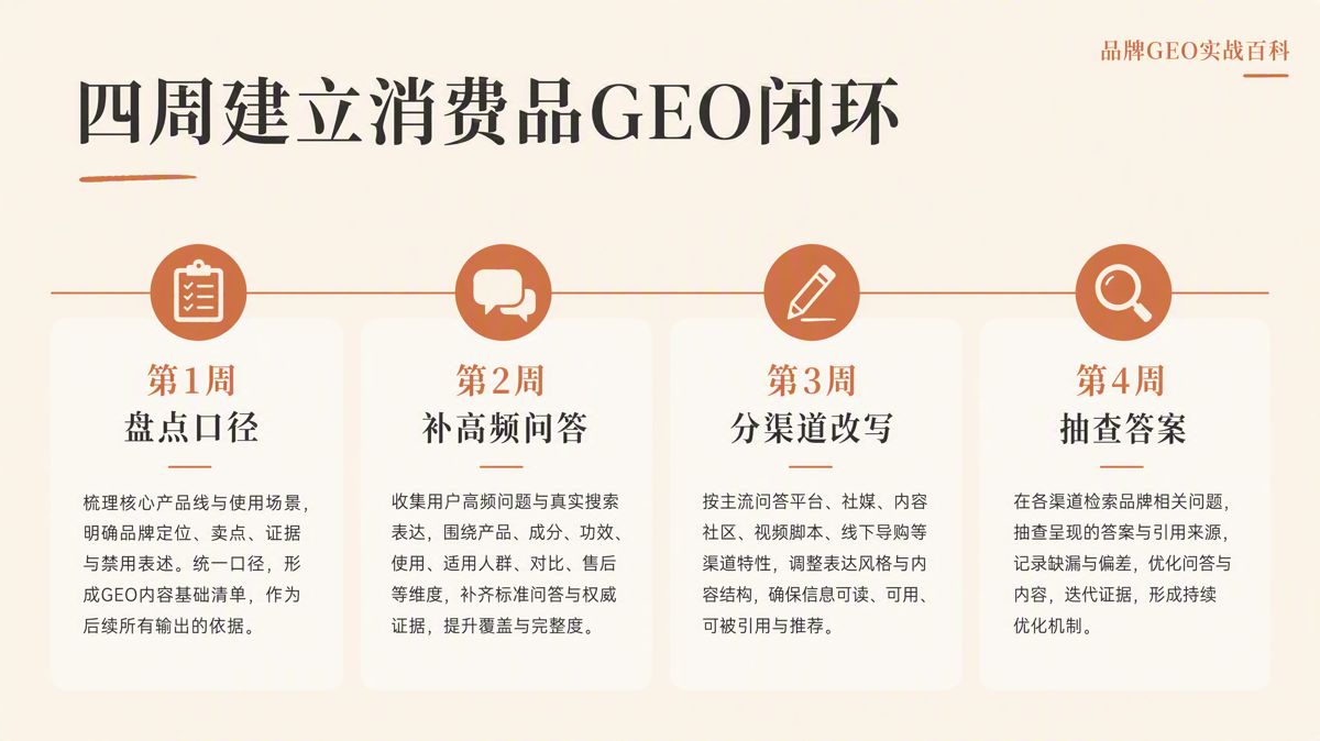 消費品做國內GEO,正確順序是什麼?