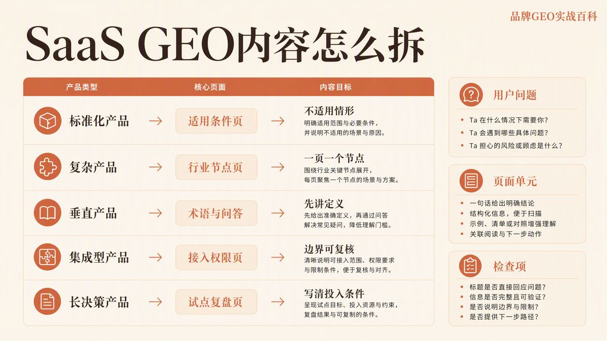 SaaS 做 GEO,先看懂 5 種用戶決策場景
