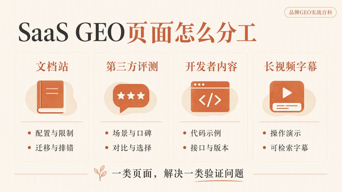 海外SaaS做GEO,先補齊四類內容