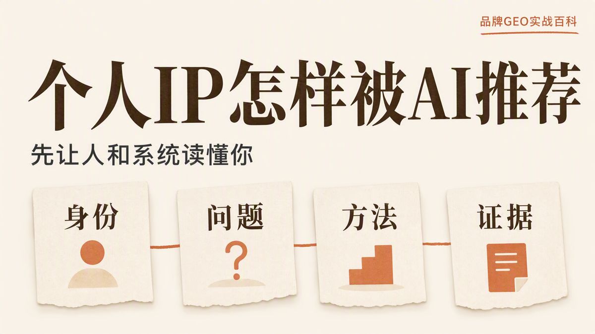 個人IP如何提高被AI推薦的機會？