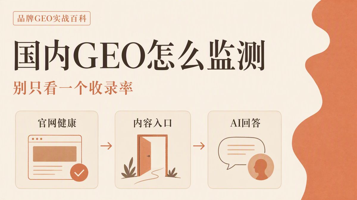 國內 GEO 怎麼監測?一套可持續複測的方法