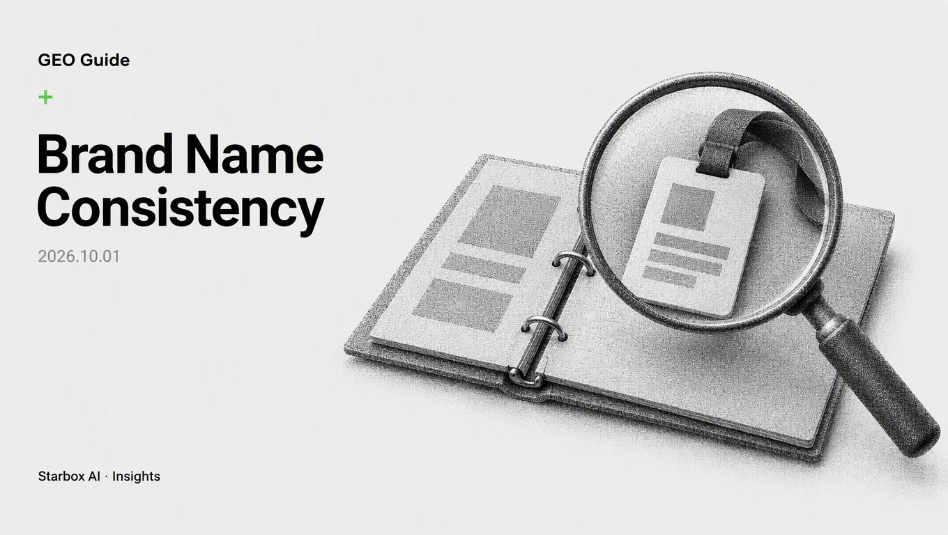 Brand Name Consistency: Master Records, Fixes, and AI Checks