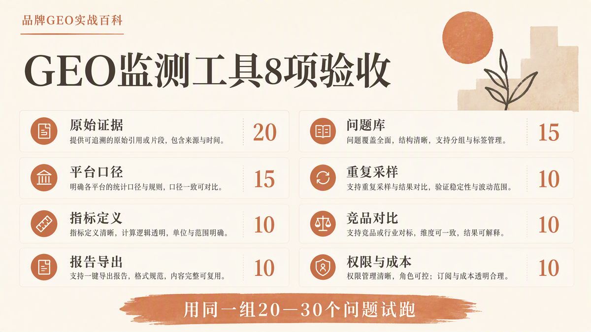 國內 GEO 工具怎麼選:五層能力與七天試用