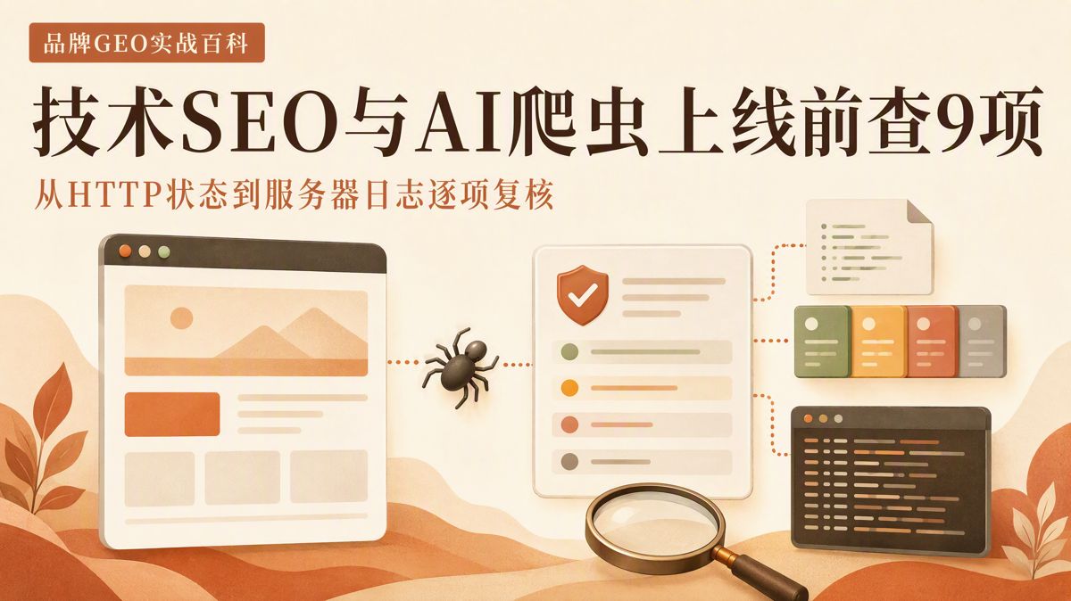 上線前SEO(搜尋引擎優化)與AI(人工智能)爬蟲9項檢查