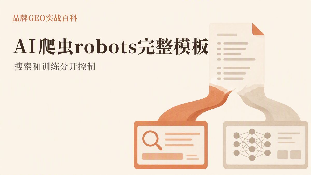 AI爬蟲 robots.txt 配置:允許搜尋,拒絕訓練