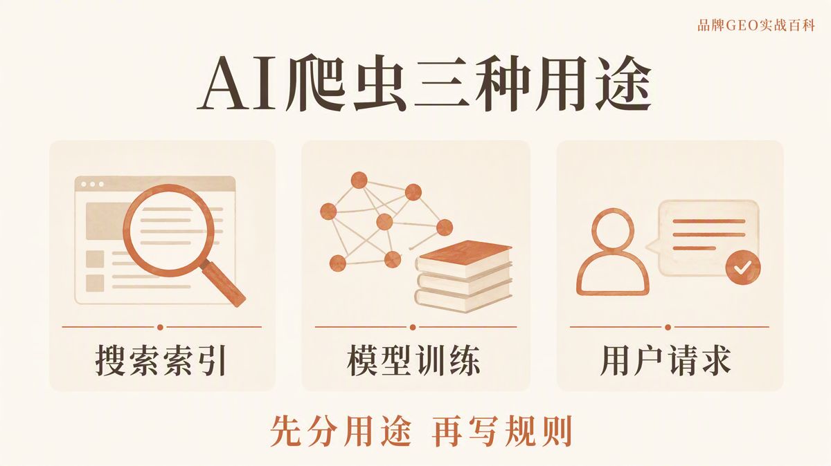 AI爬蟲 robots.txt 配置:允許搜尋,拒絕訓練