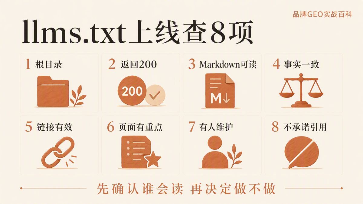 llms.txt要不要做?判断与验收指南