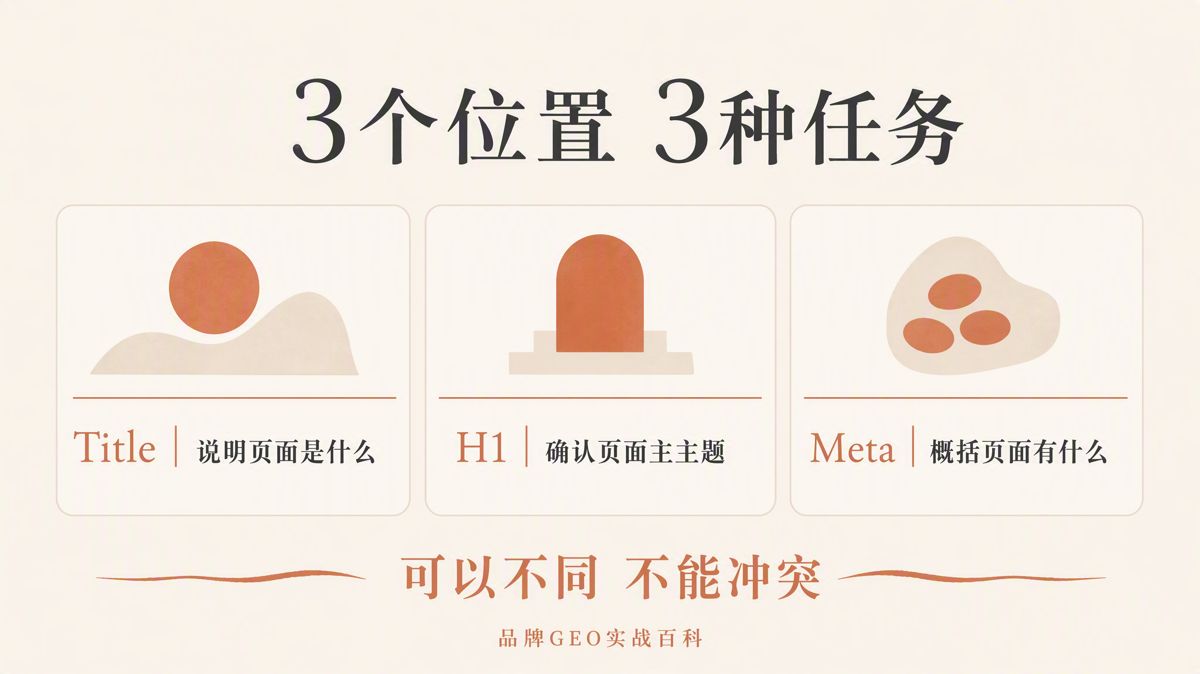 Title、H1、Meta怎麼寫?先統一頁面主題