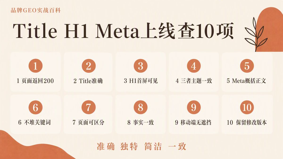 Title、H1、Meta怎麼寫?先統一頁面主題