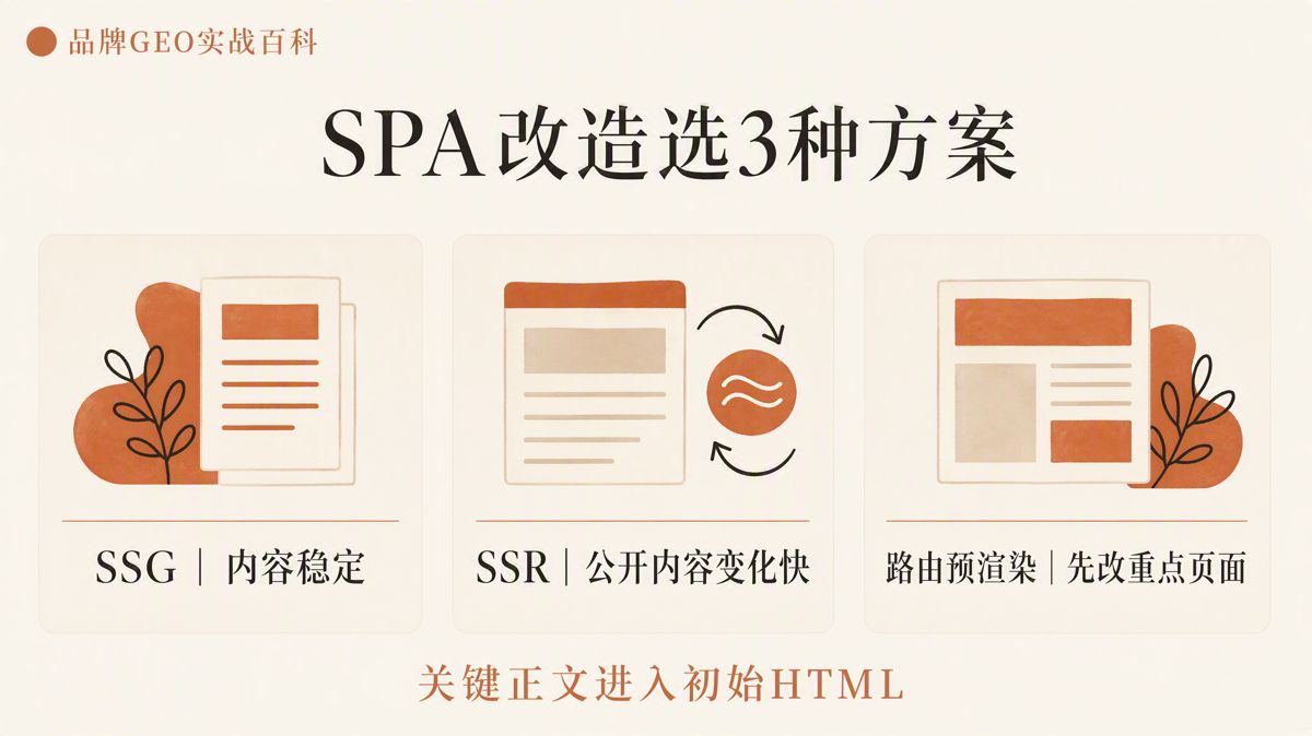SPA網站做GEO:先讓初始HTML有正文