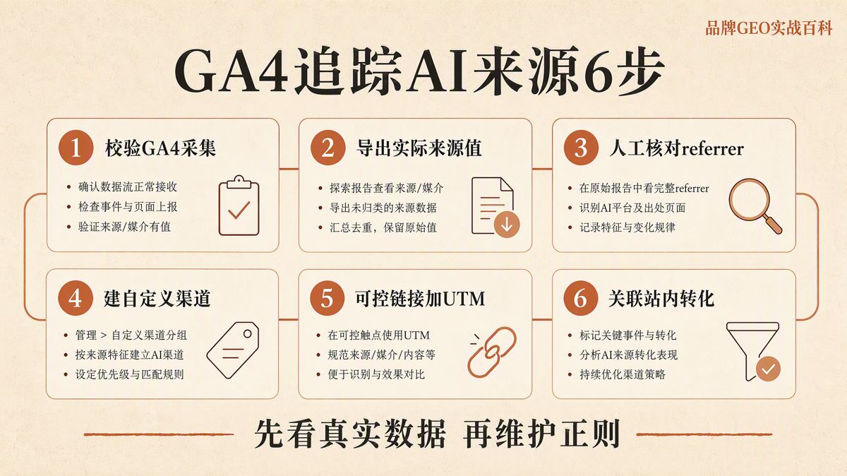 GA4追蹤國內AI來源流量：一套可複核的方法