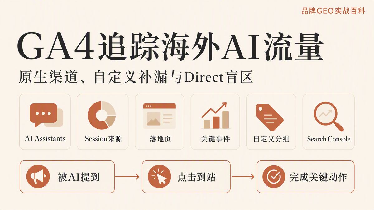 GA4海外AI流量追踪实操指南
