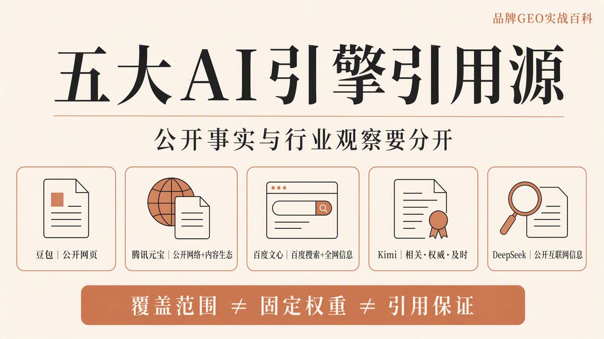 國內五大AI引擎偏好引用什麼?