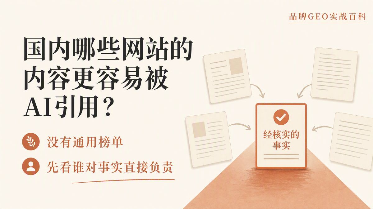 國內哪些網站的內容更容易被AI引用?