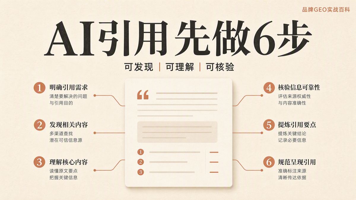 想被AI答案引用,先做這6步