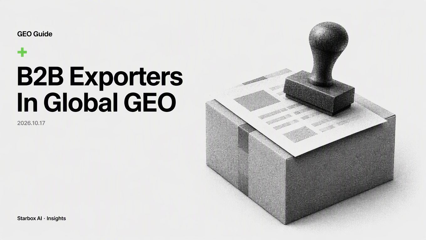 Three Challenges B2B Exporters Face in Global GEO