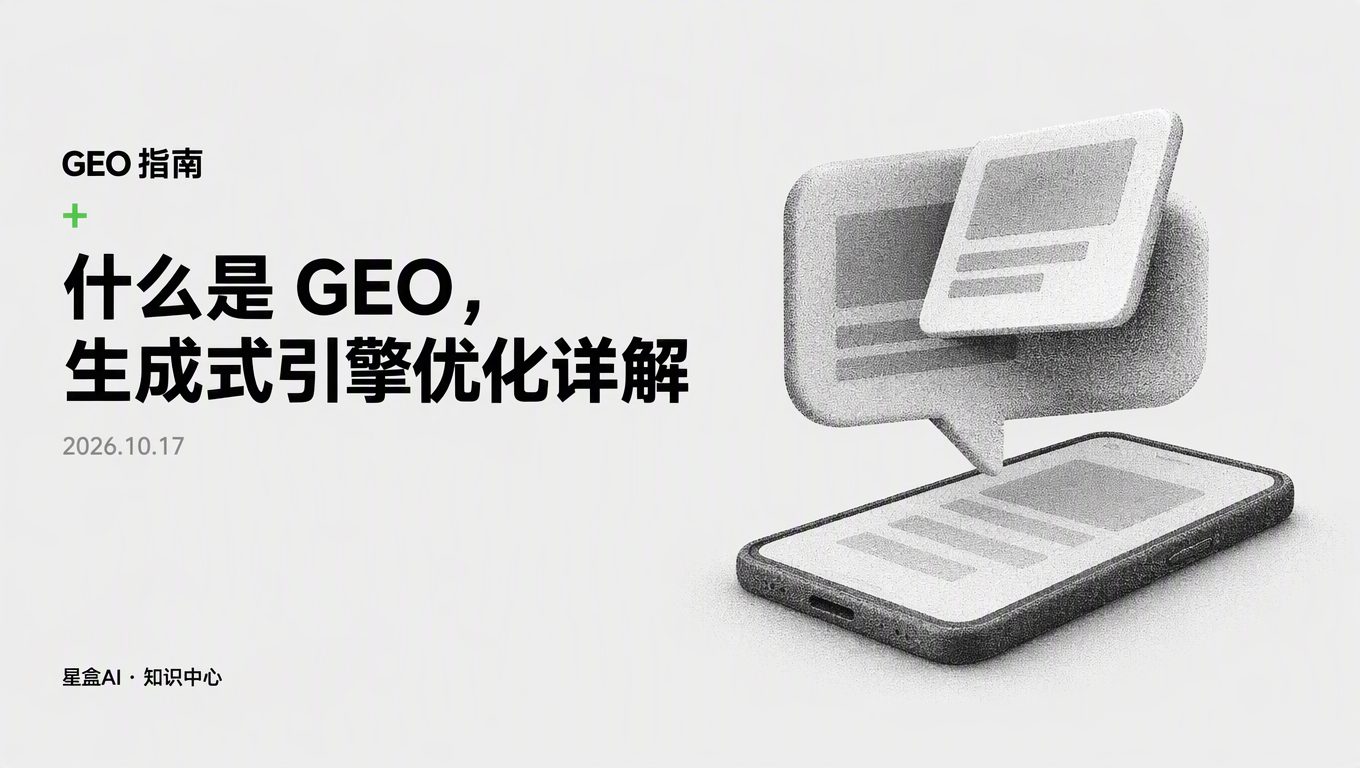 什麼是 GEO?生成式引擎優化一文講清